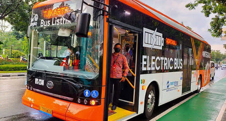 Keterangan Foto: ilustrasi bus listrik. (dok. istw)