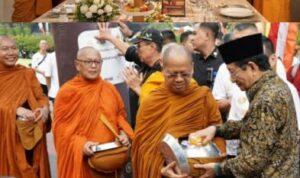 Menag Pindapata Nasional Gema Waisak 2026 Ajarkan Nilai Berbagi dan Welas Asih, Jadi Momentum Perkuat Kepedulian Sosial
