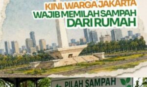 Pemprov DKI Canangkan HUT Ke-499 Jakarta, Usung Kampanye Lingkungan, Gerakan Pilah Sampah dan Kota Ramah Lingkungan