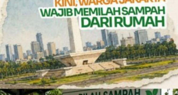 Pemprov DKI Canangkan HUT Ke-499 Jakarta, Usung Kampanye Lingkungan, Gerakan Pilah Sampah dan Kota Ramah Lingkungan