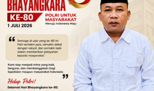 HUT Bhayangkara ke-80, H. Lili Sutarli Polri Semakin Jaya, Dekat dengan Rakyat, dan Profesional