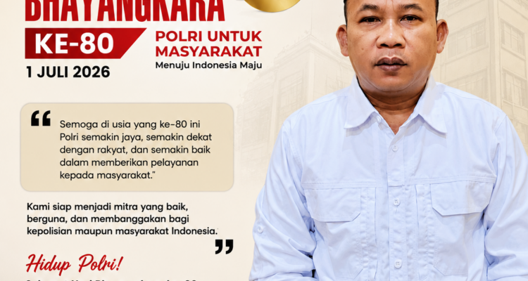 HUT Bhayangkara ke-80, H. Lili Sutarli Polri Semakin Jaya, Dekat dengan Rakyat, dan Profesional