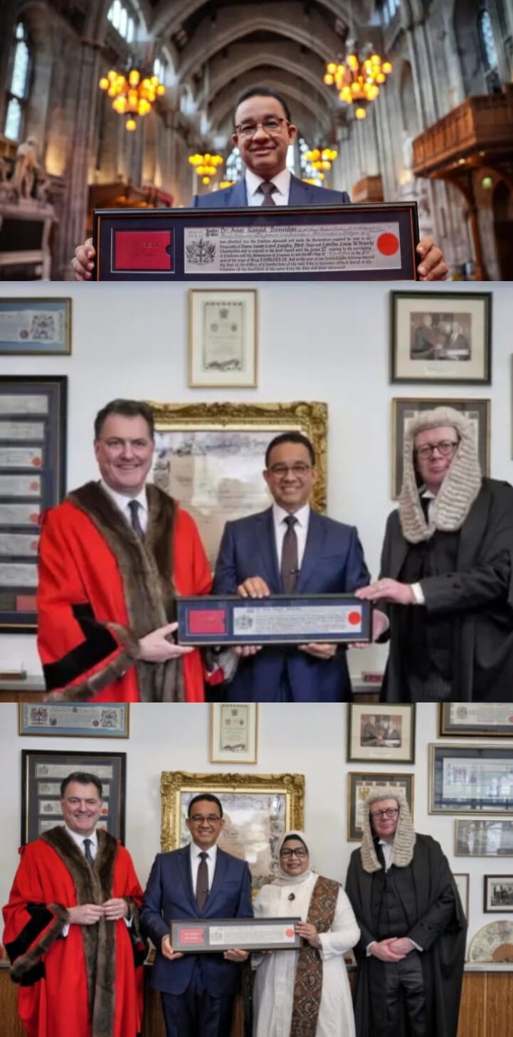 Anies Baswedan Terima Penghargaan Freedom of the City of London, Dedikasikan Untuk Kerja Bersama di Jakarta