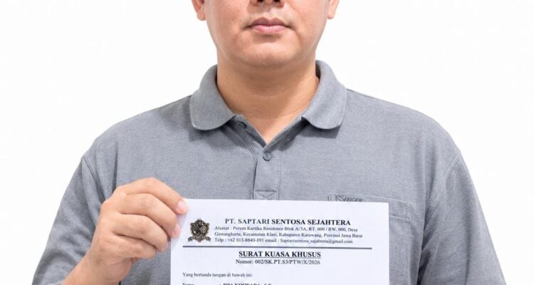 Dugaan Perbuatan Melanggar Hukum oleh PT. NIJ terhadap PT Saptari Sentosa Sejahtera Resmi Layangkan Gugatan di Pengadilan Negeri Karawang Dugaan Perbuatan Melanggar Hukum oleh PT. NIJ terhadap PT Saptari Sentosa Sejahtera Resmi Layangkan Gugatan di Pengadilan Negeri Karawang