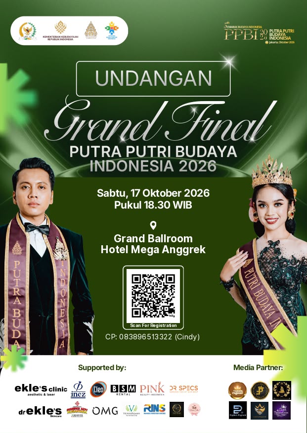 Grand Final Putra Putri Budaya Indonesia 2026, Finalis dari Berbagai Daerah Rayakan Keberagaman Budaya Nusantara