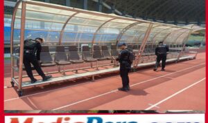 Brimob Polda Metro Jaya Sterilisasi Stadion Patriot Pastikan Aman Jelang Laga Liga 2 di Bekasi