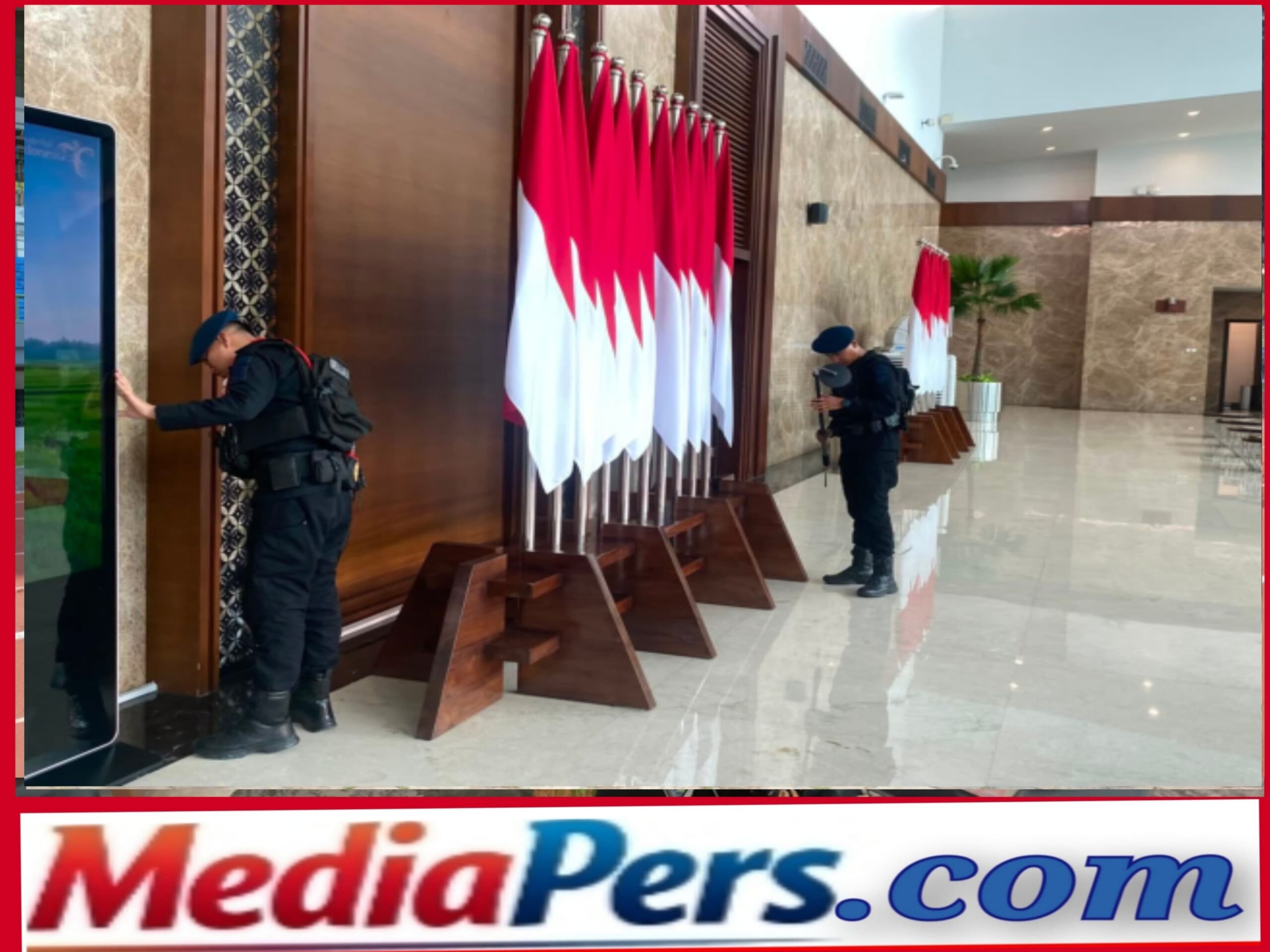 Brimob Polda Metro Jaya Sisir Terminal 3 Soetta, Sterilisasi Jelang Kunjungan Sekjen PBB