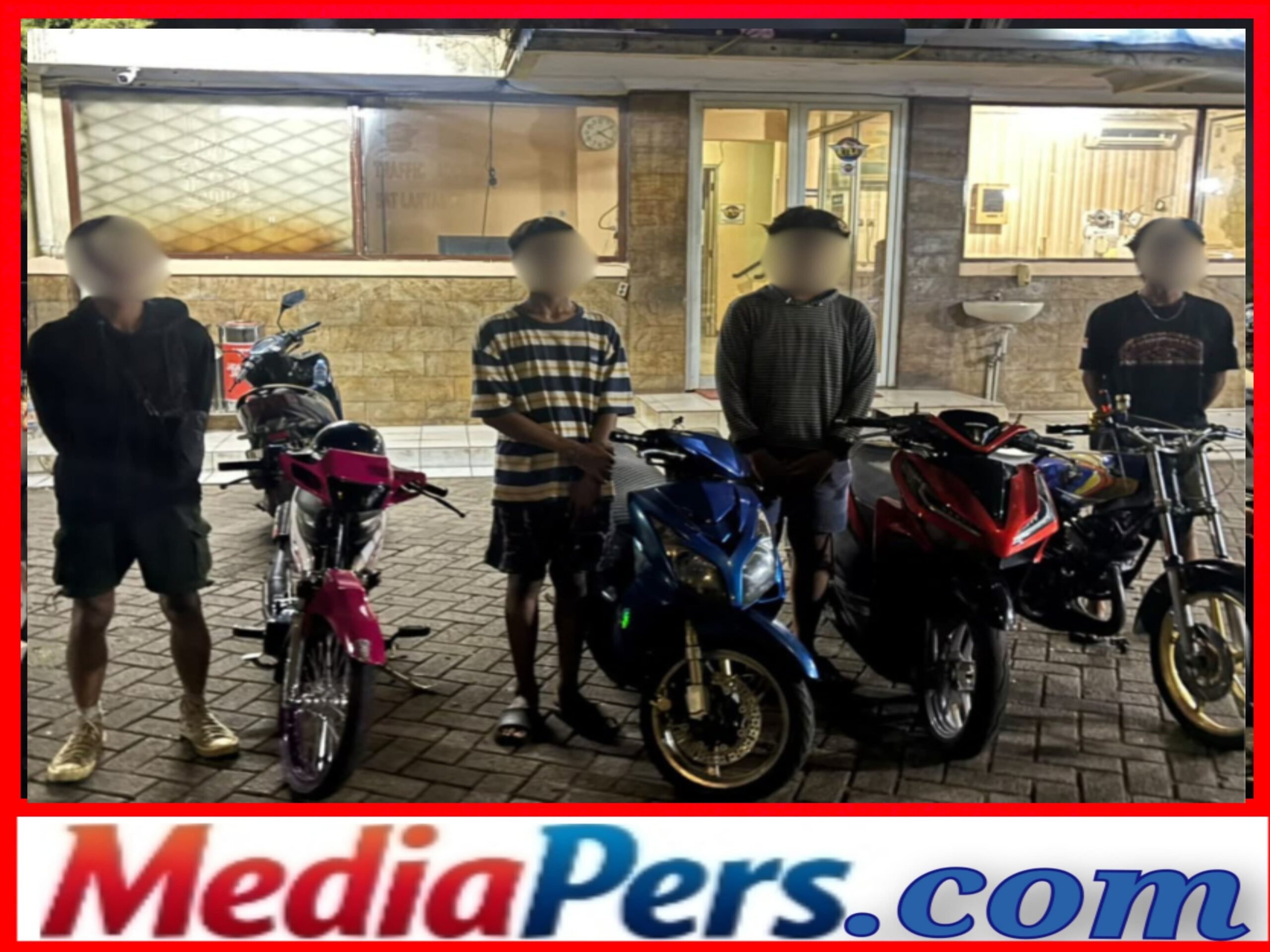 Brimob Polda Metro Jaya Intensifkan Patroli, Bubarkan Balap Liar, 4 Motor Diamankan di Jakarta Timur