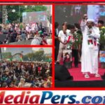 Sebanyak 800 Peserta Gelar Aksi Damai Bela Palestina di Monas, Serukan Penghentian Genosida di Gaza