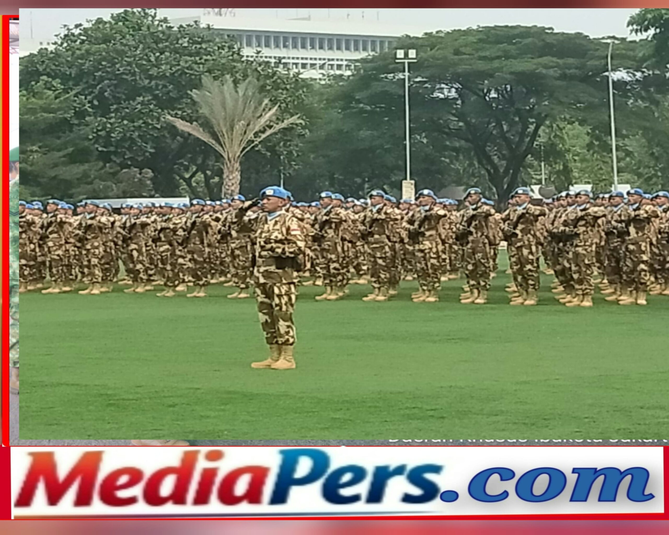 Satgas BGC TNI Konga XXXIX-G MONUSCO Kembali ke Tanah Air, 618 Prajurit Disambut di Mabes TNI Cilangkap