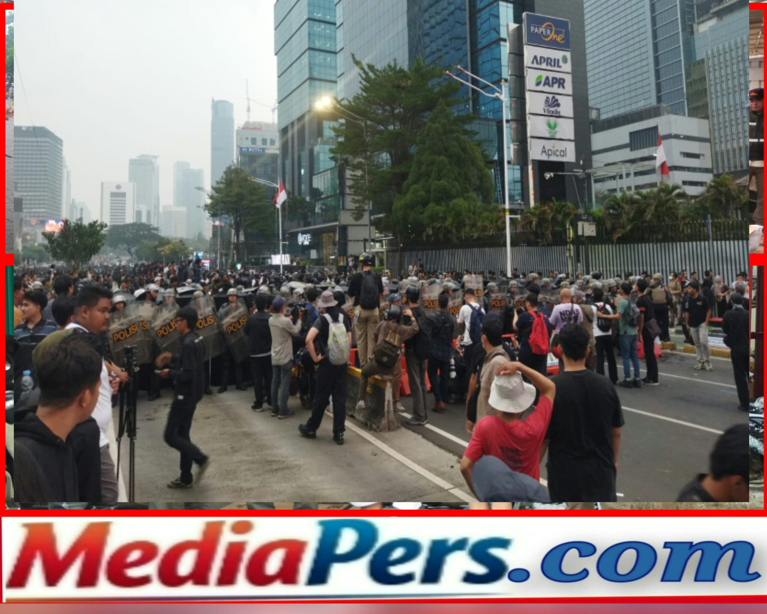 Aksi Gabungan Mahasiswa di Bundaran HI, 730 Massa Desak Prabowo-Gibran Turun dan Tetapkan Status Bencana Nasional
