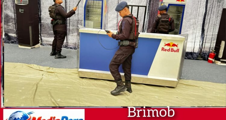 Brimob Metro Jaya Sterilisasi Scream OR Dance 2026 di JIExpo Kemayoran, Pastikan Acara Aman