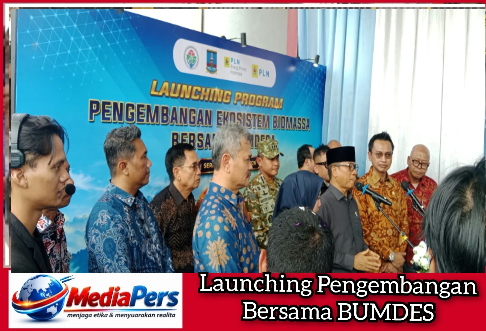 Mendes PDT dan Bupati Serang Resmikan Program Ekosistem Biomassa Bersama BUMDes, Dorong Ekonomi Desa dan Transisi Energi