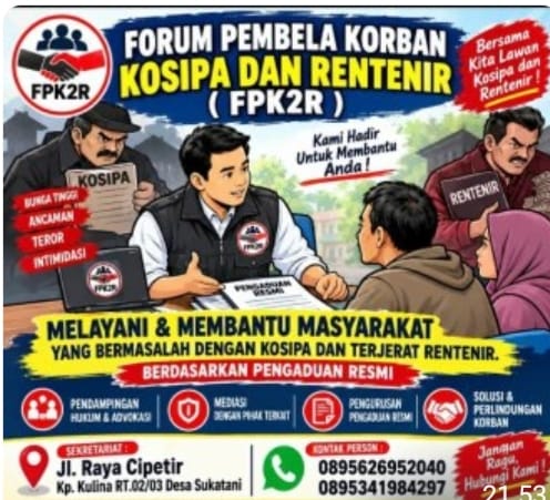 Jeratan Hutang dan Intimidasi Rentenir Marak, FPK2R Hadir Berikan Pendampingan Hukum