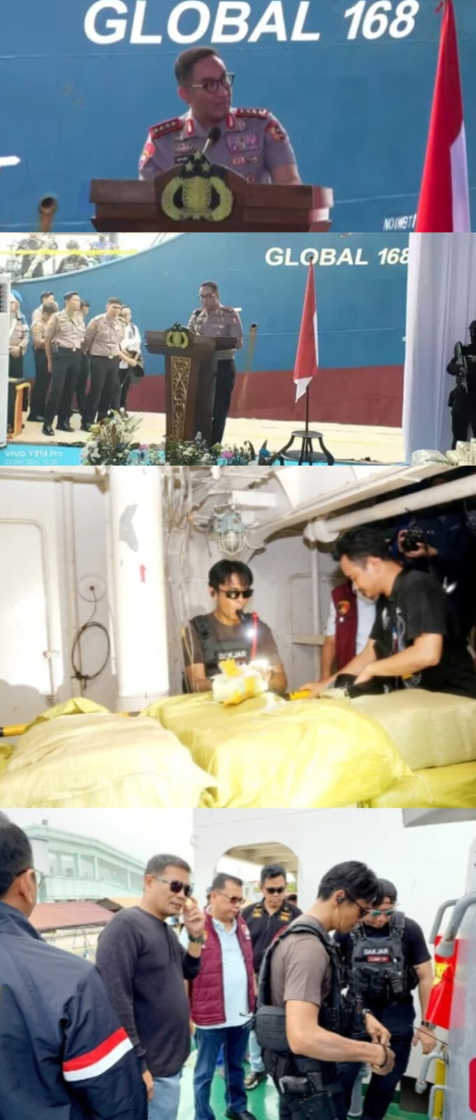 Kapal Tanker Berbendera Mongolia Dibongkar, Kapolri Ungkap Penyelundupan 1,16 Ton Ketamin di Perairan Sumut