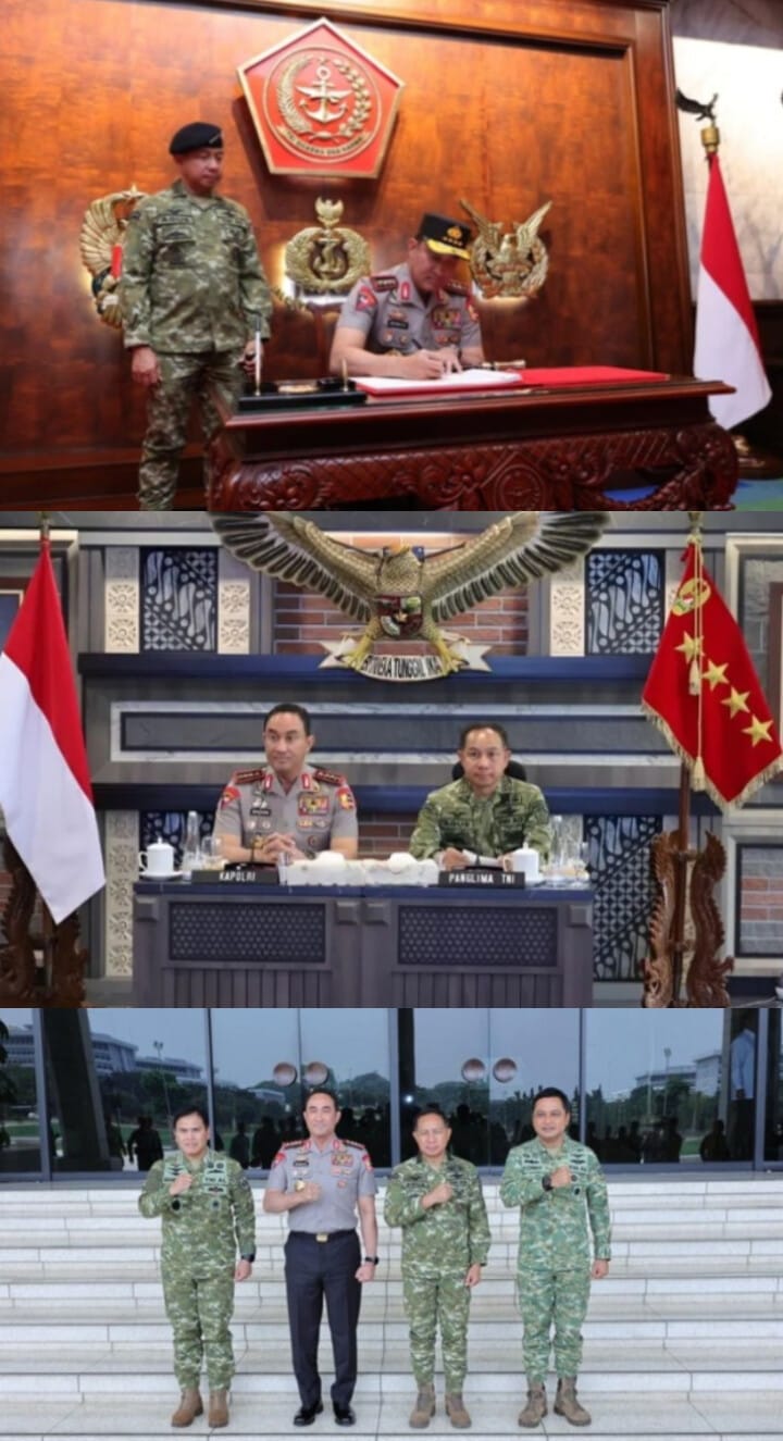 Kapolri Sambangi Panglima TNI, Perkuat Sinergi Hadapi Kejahatan Terorganisasi dan Ancaman Keamanan Nasional