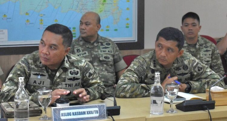 Kasdam XXII/TB Pimpin Rakor Pengembangan Kizipur 6 Menjadi Denzipur 16/WBS
