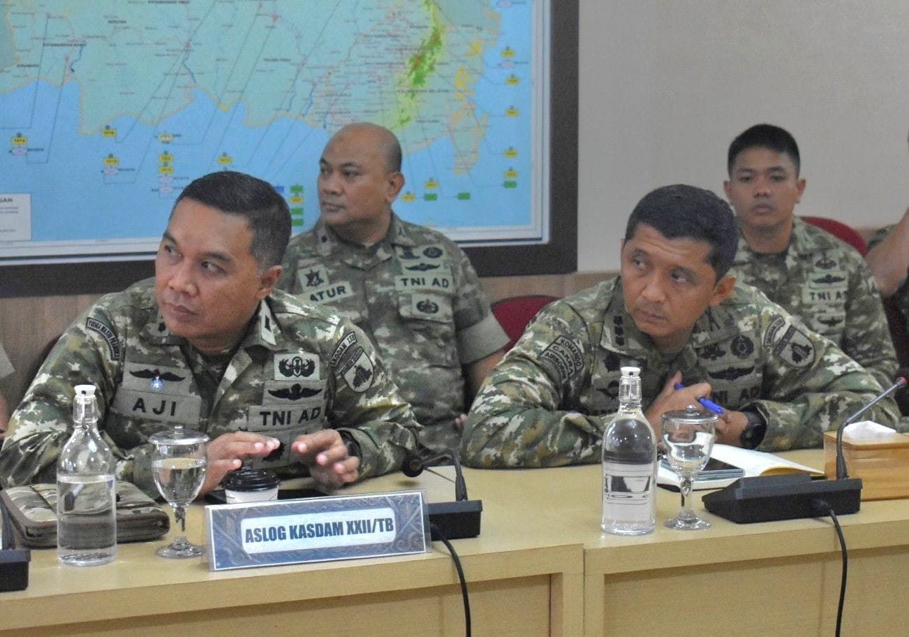 Kasdam XXII/TB Pimpin Rakor Pengembangan Kizipur 6 Menjadi Denzipur 16/WBS