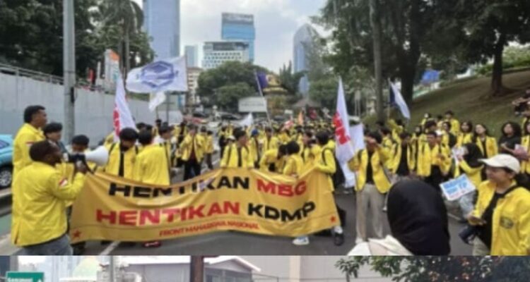 Mahasiswa Bawa Lima Tuntutan di Dua Tahun Prabowo-Gibran Mahasiswa Bawa Lima Tuntutan di Dua Tahun Prabowo-Gibran