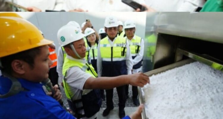 Menperin Sarmuji Apresiasi Inovasi CCU Petrokimia Gresik, Efisiensi Penangkapan CO₂ Capai 97,79 Persen Menperin Sarmuji Apresiasi Inovasi CCU Petrokimia Gresik, Efisiensi Penangkapan CO₂ Capai 97,79 Persen