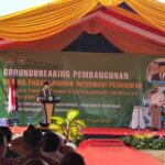Menteri Agama Hadiri Groundbreaking Pembangunan Gedung Pusat Layanan Informasi Pendidikan STABN Sriwijaya