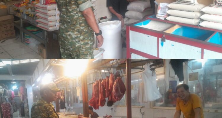 Pantau Harga Sembako di Pasar, Babinsa Sertu Heru Pastikan Harga Stabil Pantau Harga Sembako di Pasar, Babinsa Sertu Heru Pastikan Harga Stabil