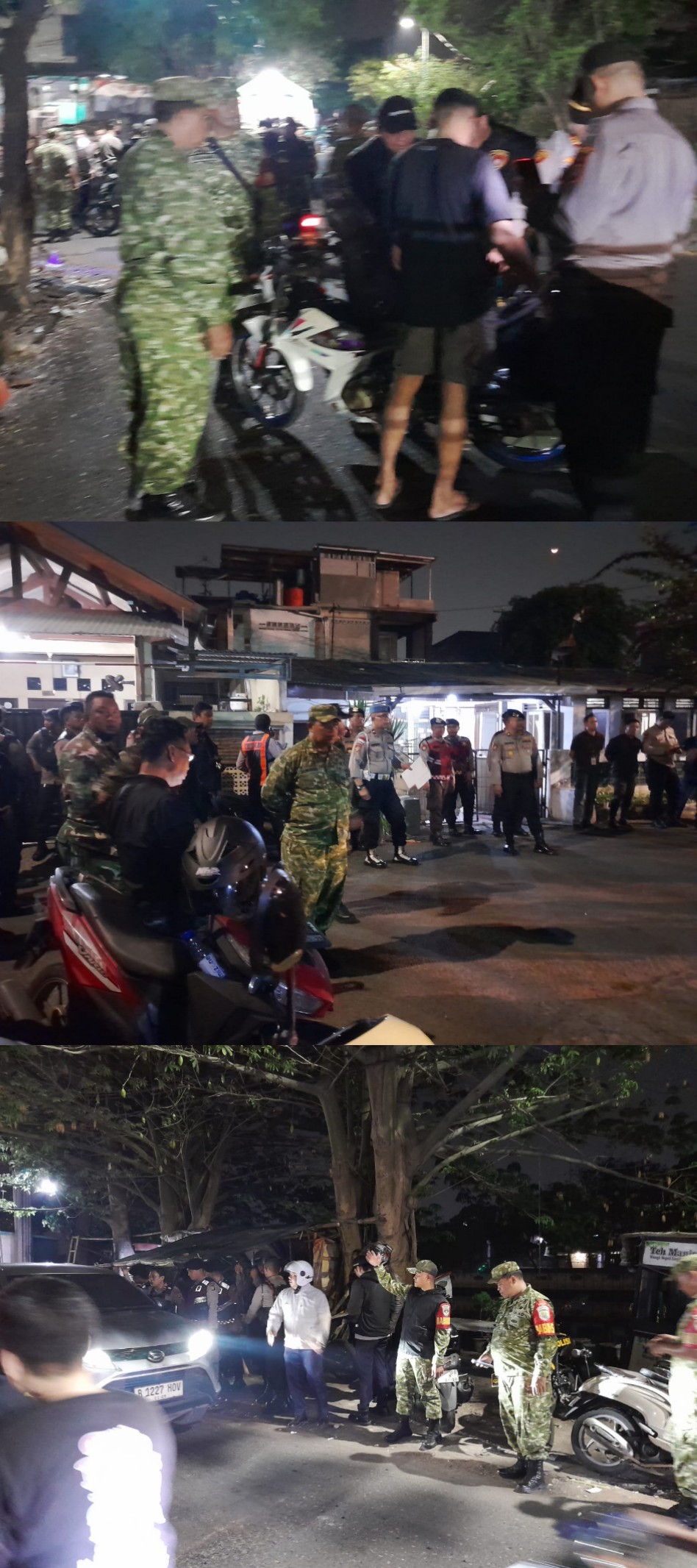 Patroli Gabungan TNI Polri, Kodim 0503/JB bersama Polres Jakbar Sasar Sejumlah Lokasi di Kampung Ambon