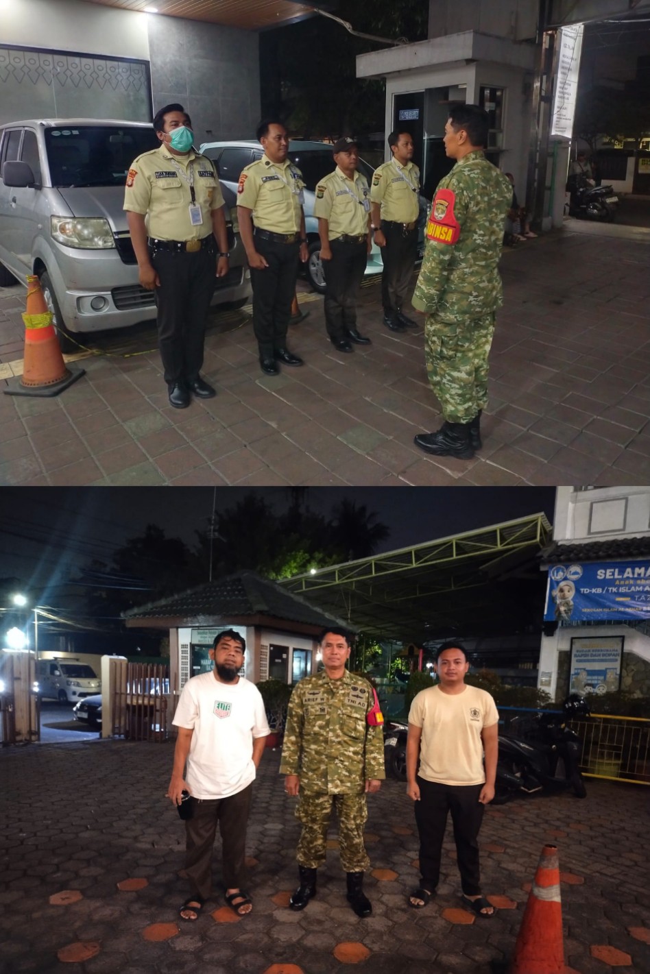 Patroli Koramil 07/KB, Peltu Arief W bersama Komduk Sasar Sejumlah Lokasi di Kembangan