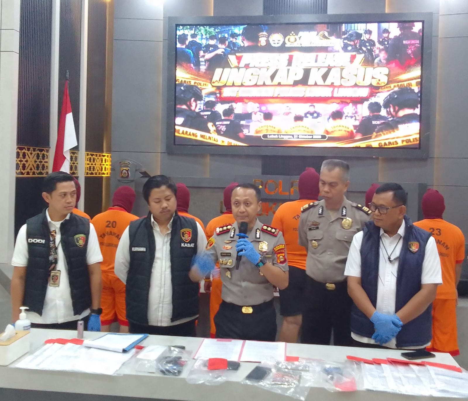 Penyidik Pidsus Polres Lubuk Linggau Ungkap Kasus Penggelapan Dalam Jabatan , Tetapkan 7 Tersangka. Kerugian Perusahaan Capai Rp1,09 Miliar