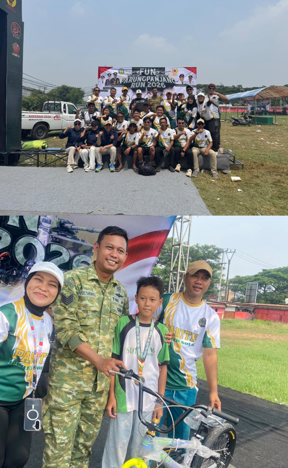 Peringati HUT ke-81 TNI, Sinergi Danramil Parungpanjang dan Ketua KOK Hadirkan Semarak Fun Run 5K untuk Masyarakat