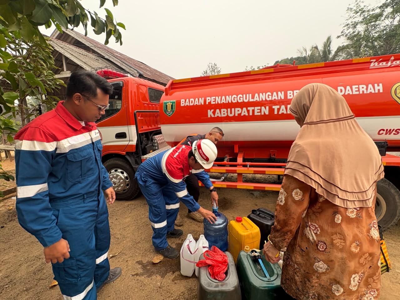 Pertamina EP Tanjung Field Salurkan Fasilitasi 1,15 Juta Liter Air Bersih untuk Warga Tabalong
