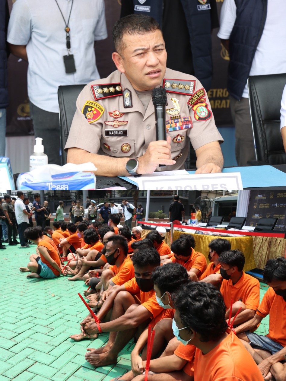 Polres Jakbar dan Polsek Jajaran Ungkap 43 Kasus Curat, Curas dan Curanmor Sepanjang September–Oktober 2026