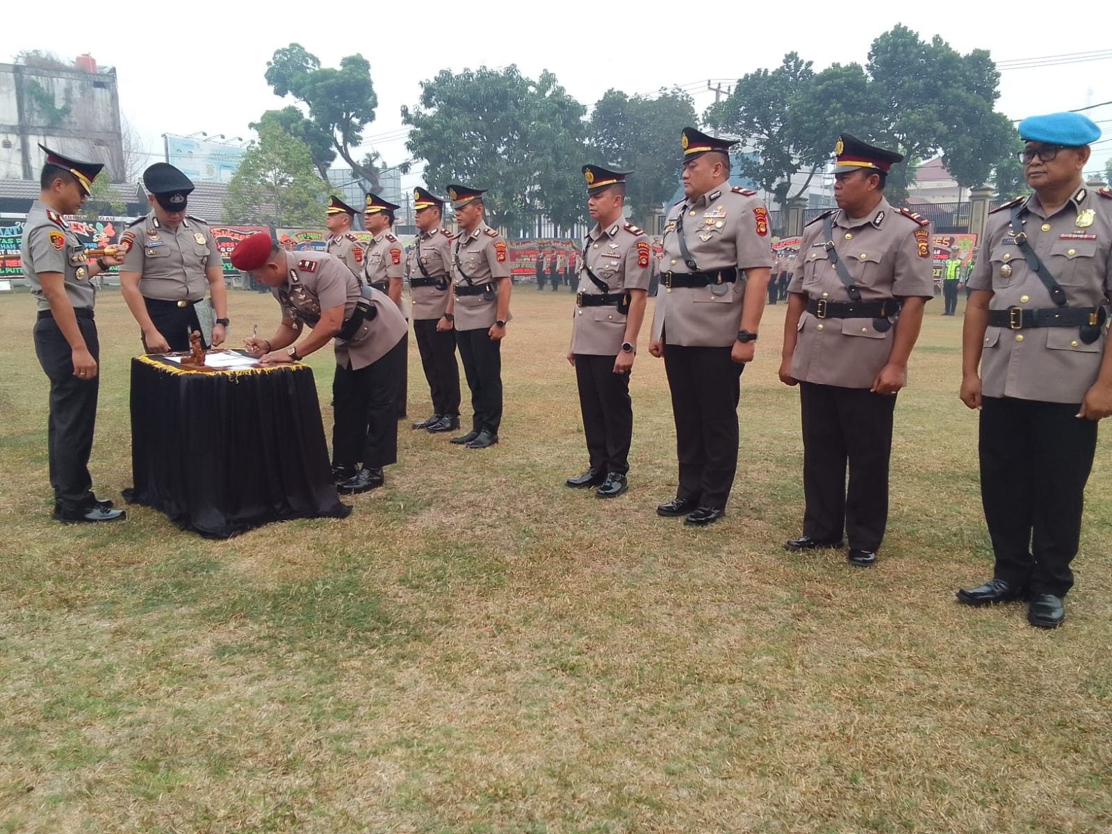 Polres Lubuk Linggau Polda Sumsel Resmi Rotasi 5 Perwira